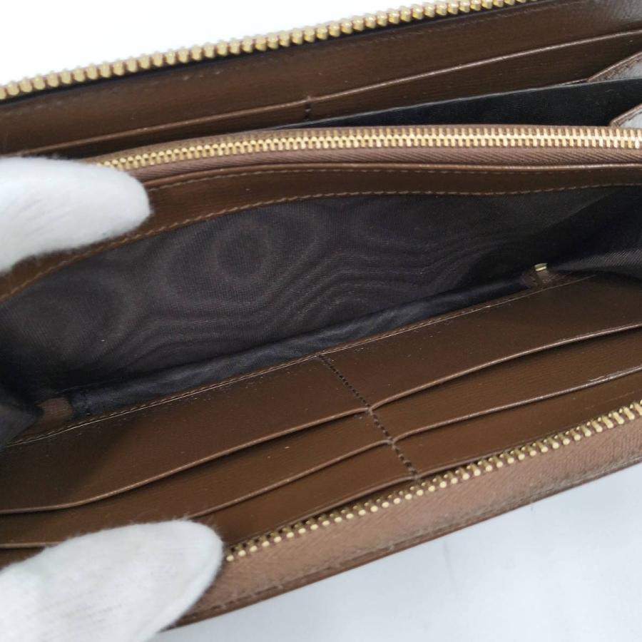 GUCCI（グッチ） ラウンドファスナー 長財布 ホースビット PVC