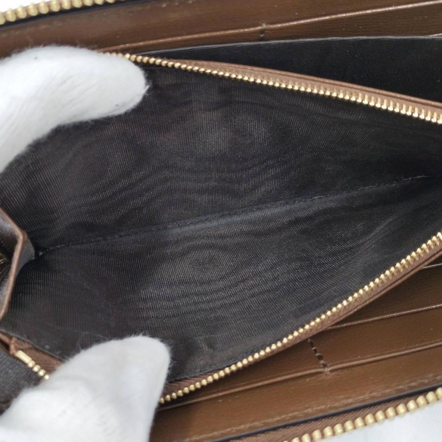 GUCCI（グッチ） ラウンドファスナー 長財布 ホースビット PVC