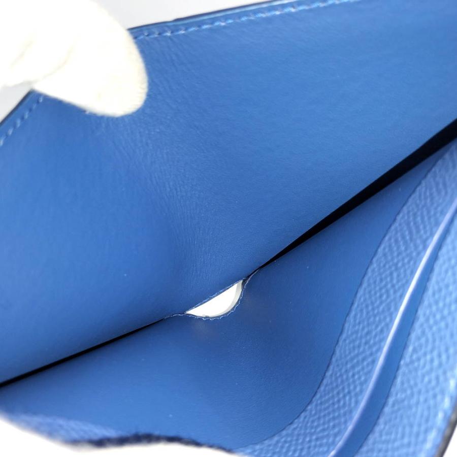dunhill（ダンヒル） 二つ折り財布 札入れ ロゴ レザー ネイビー