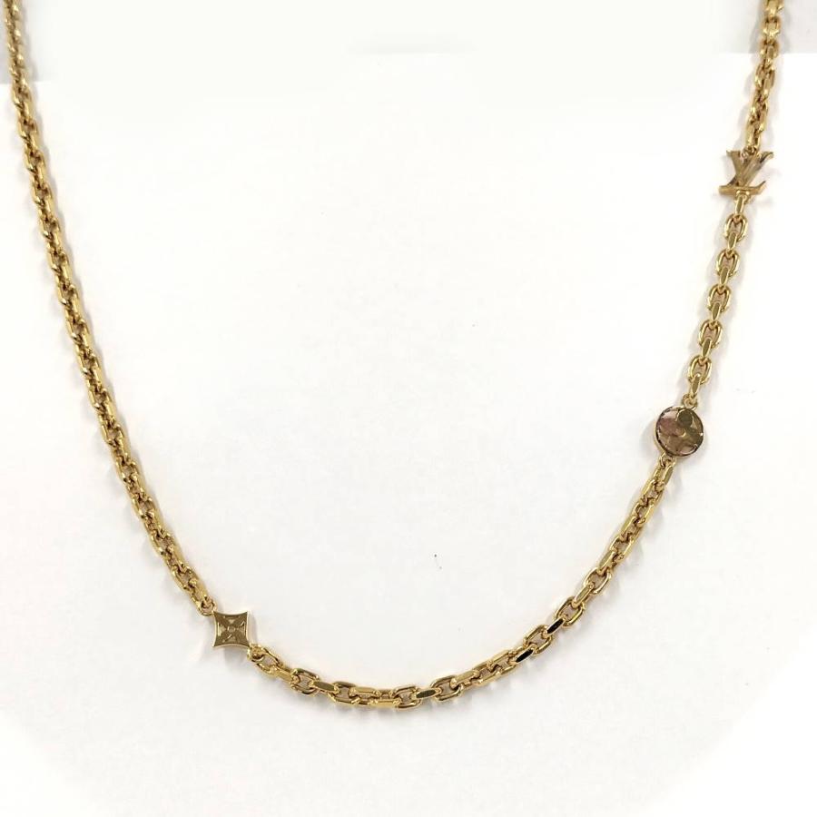 LOUIS VUITTON LVユアーズ ネックレス メッキ ゴールド M02740