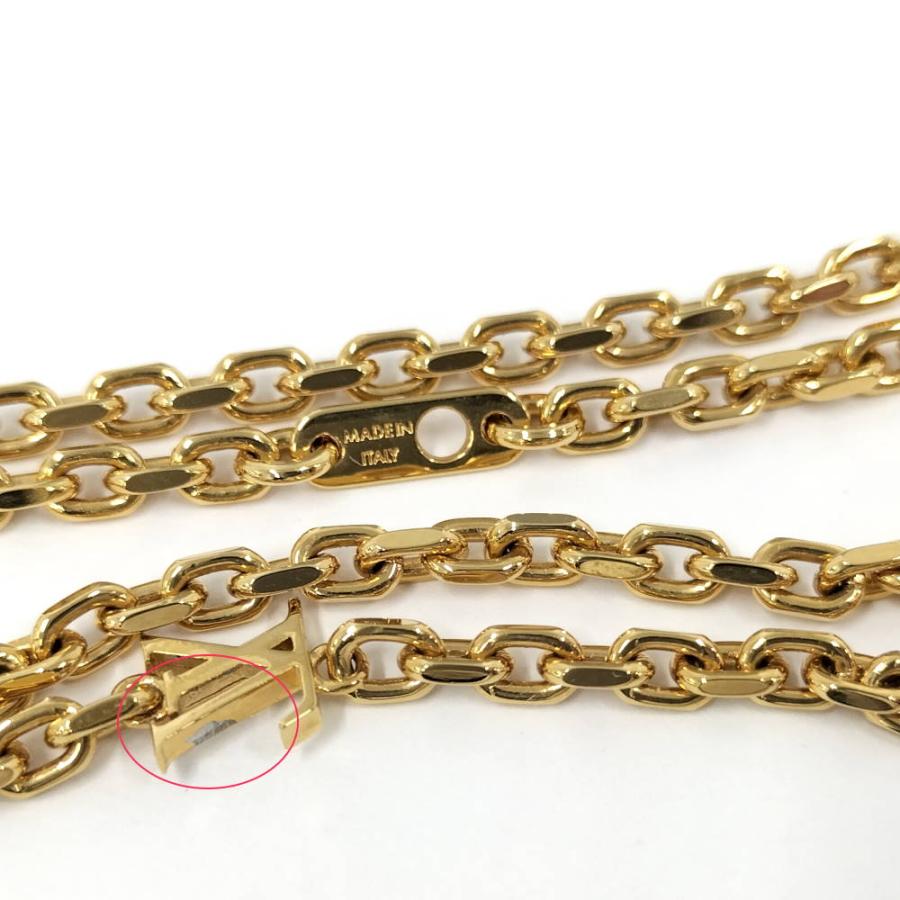 LOUIS VUITTON LVユアーズ ネックレス メッキ ゴールド M02740