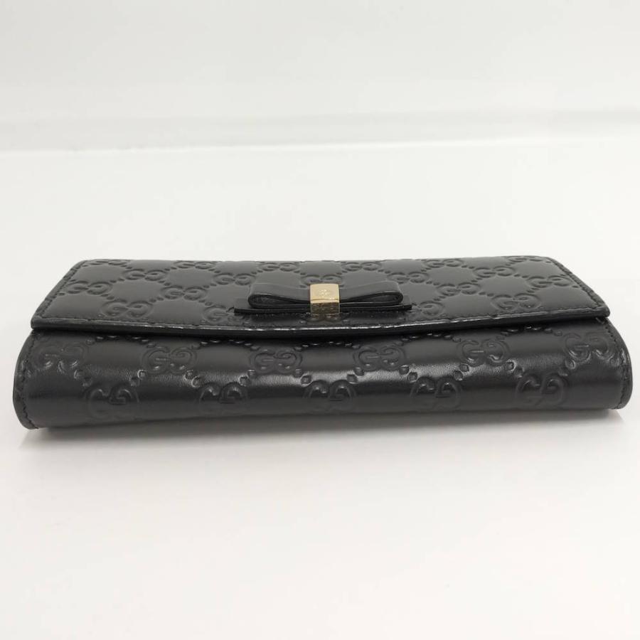 GUCCI（グッチ） 長財布 グッチシマ レザー ブラック 388679 : JJ