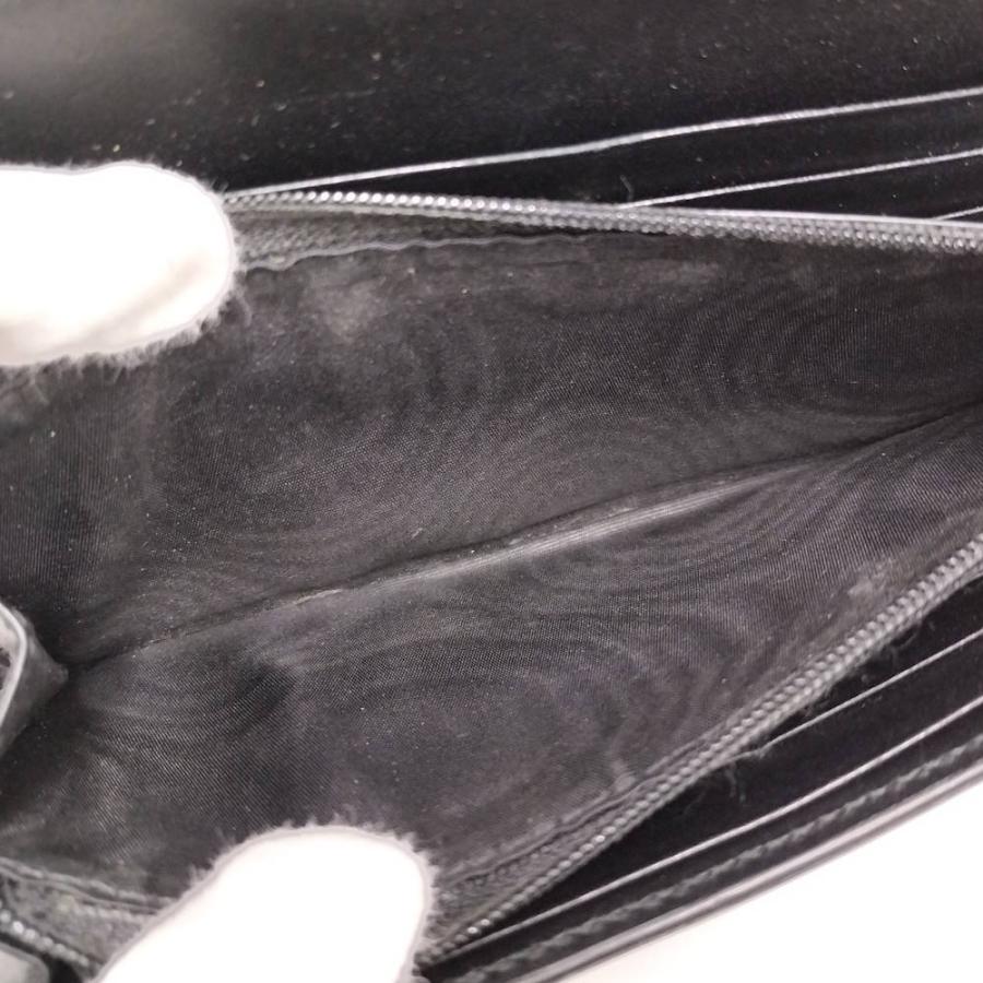 GUCCI（グッチ） 長財布 グッチシマ レザー ブラック 388679 : JJ