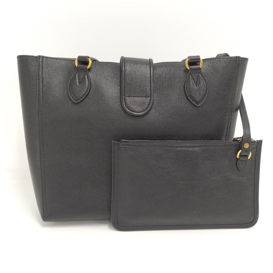 GUCCI（グッチ） GUCCI GG DAHLIA SMトートバッグ レザー ブラック GG