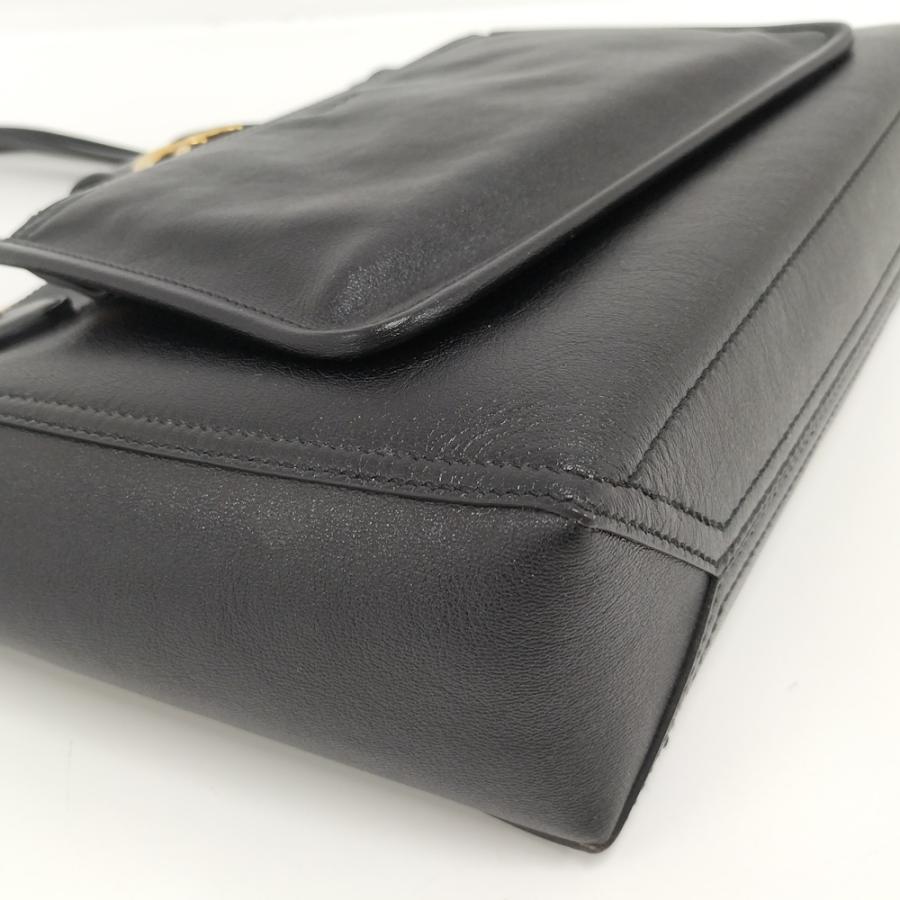 GUCCI（グッチ） GUCCI GG DAHLIA SMトートバッグ レザー ブラック GG