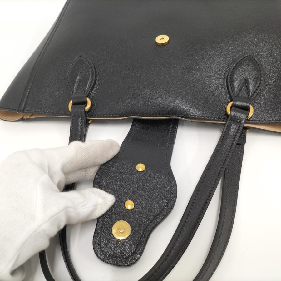 グッチ GUCCI トートバッグ GGマーモント 652680 ブラック GUCCI（グッチ） GUCCI GG DAHLIA SMトートバッグ レザー ブラック GG