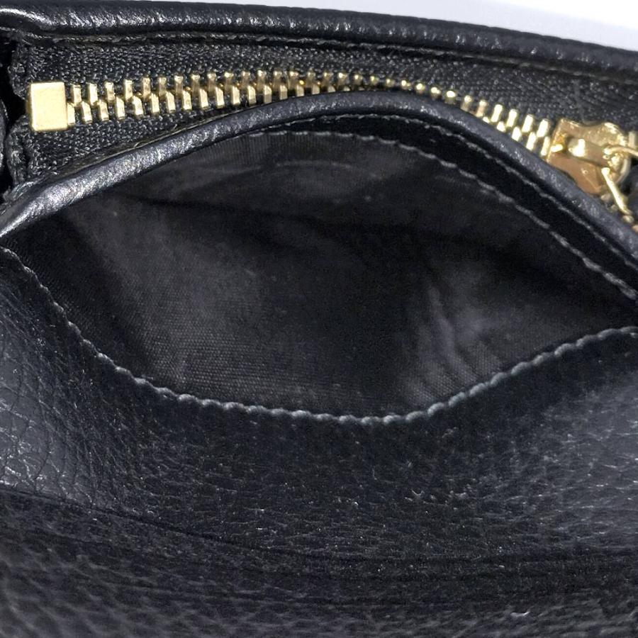 GUCCI（グッチ） コンパクトウォレット GGマーモント レザー ブラック