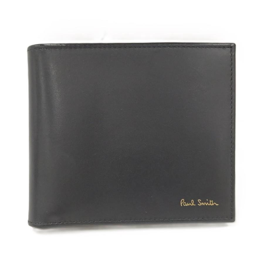 Paul Smith（ポール・スミス） 二つ折り財布 マルチストライプ レザー