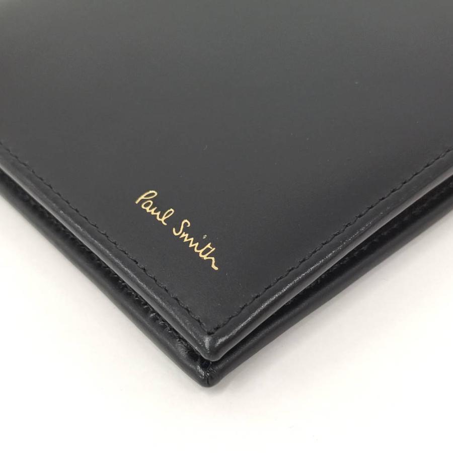 Paul Smith（ポール・スミス） 二つ折り財布 マルチストライプ レザー