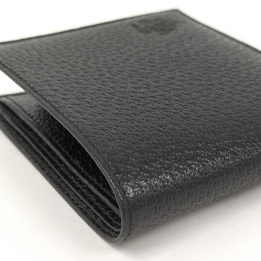 GUCCI キルティング 二つ折り財布 ブラック GUCCI（グッチ） 二つ折り財布 レザー ブラック 138081 : JJ