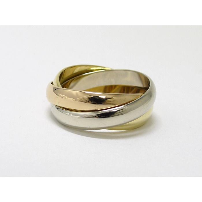 Cartier トリニティ リング 750YG WG PG K18YG スリーカラー