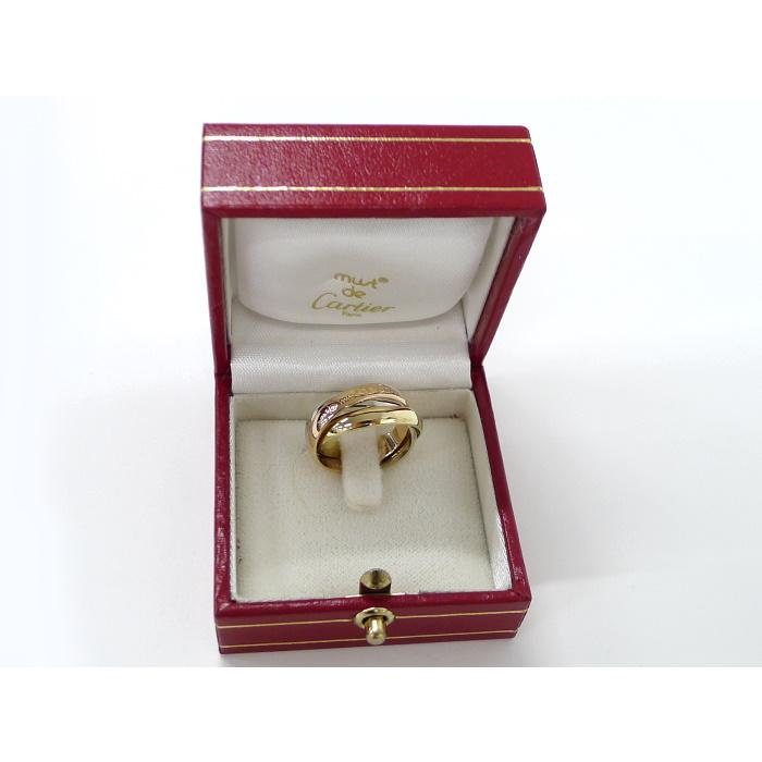Cartier トリニティ リング 750YG WG PG K18YG スリーカラー