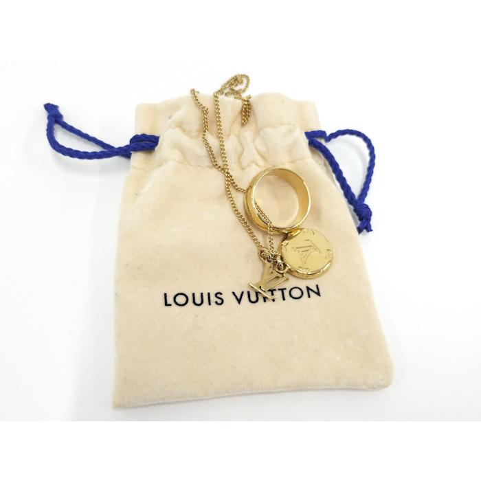 LOUIS VUITTON リングネックレ M80189 指輪 楽天市場】【美品】ルイヴィトン 【LOUIS VUITTON】M80189