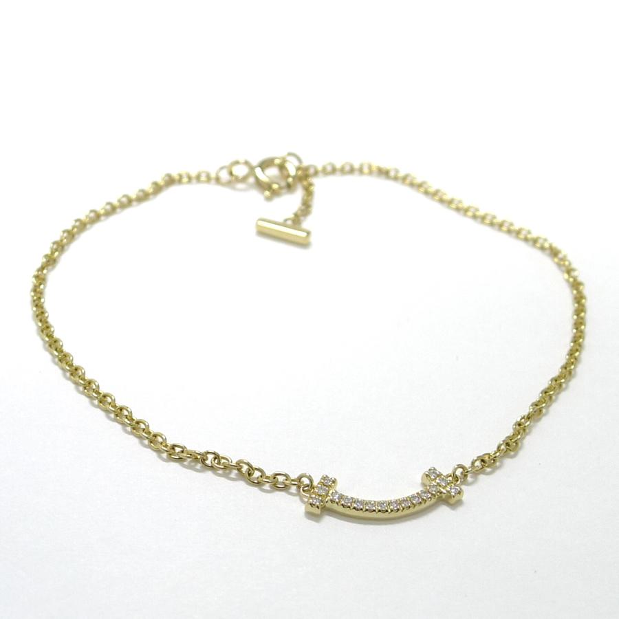 TIFFANY&Co.（ティファニー） ブレスレット Tスマイル ミニ 750YG