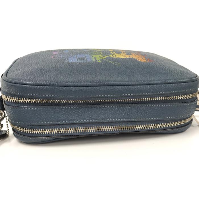 COACH（コーチ） ショルダーバッグ レザー ブルー マルチカラー F76767