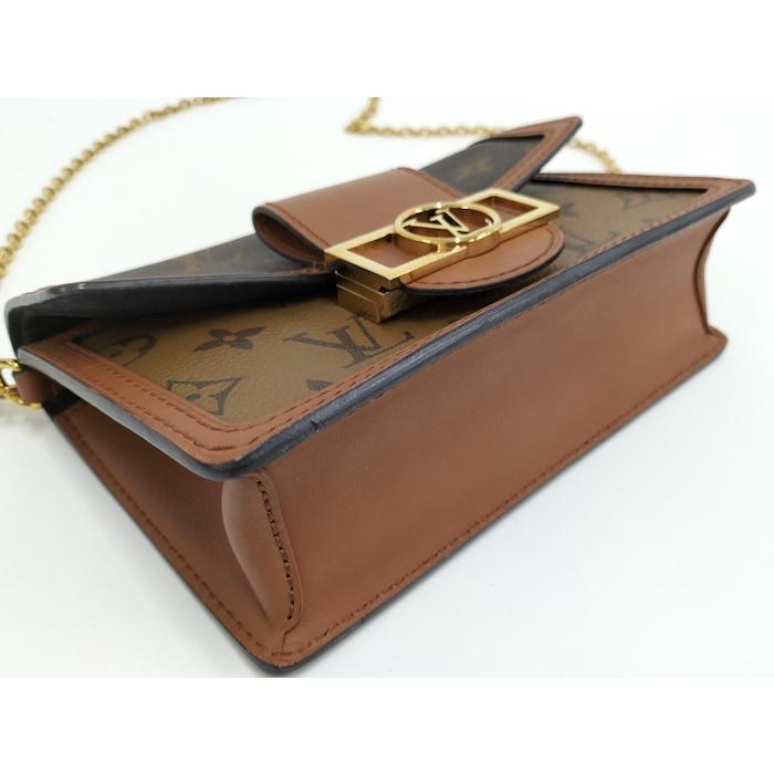 LOUIS VUITTON ルイ・ヴィトン バッグ ポルトフォイユ・ドーフィーヌ モノグラム・リバース ﾊﾞｯｸﾞ M68746 ショルダーバッグ
 モノグラムキャンバス /リバース ブラウン レディース【中古】 ポルトフォイユ・ドーフィーヌ その他キャンバス｜ルイ・ヴィトン 公式