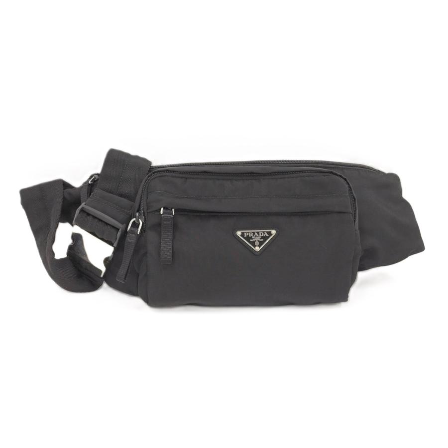 PRADA ウエストバッグ ナイロン ブラック 2VL005 PRADA（プラダ） ウエストバッグ ナイロン ブラック 2VL005 : JJ