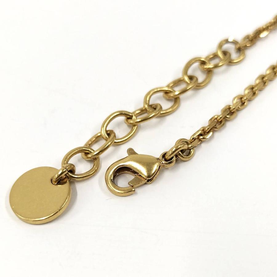 美品✨ クリスチャンディオール ブレスレット ラインストーン チャーム Christian Dior ブレスレット ラインストーン メッキ ゴールド