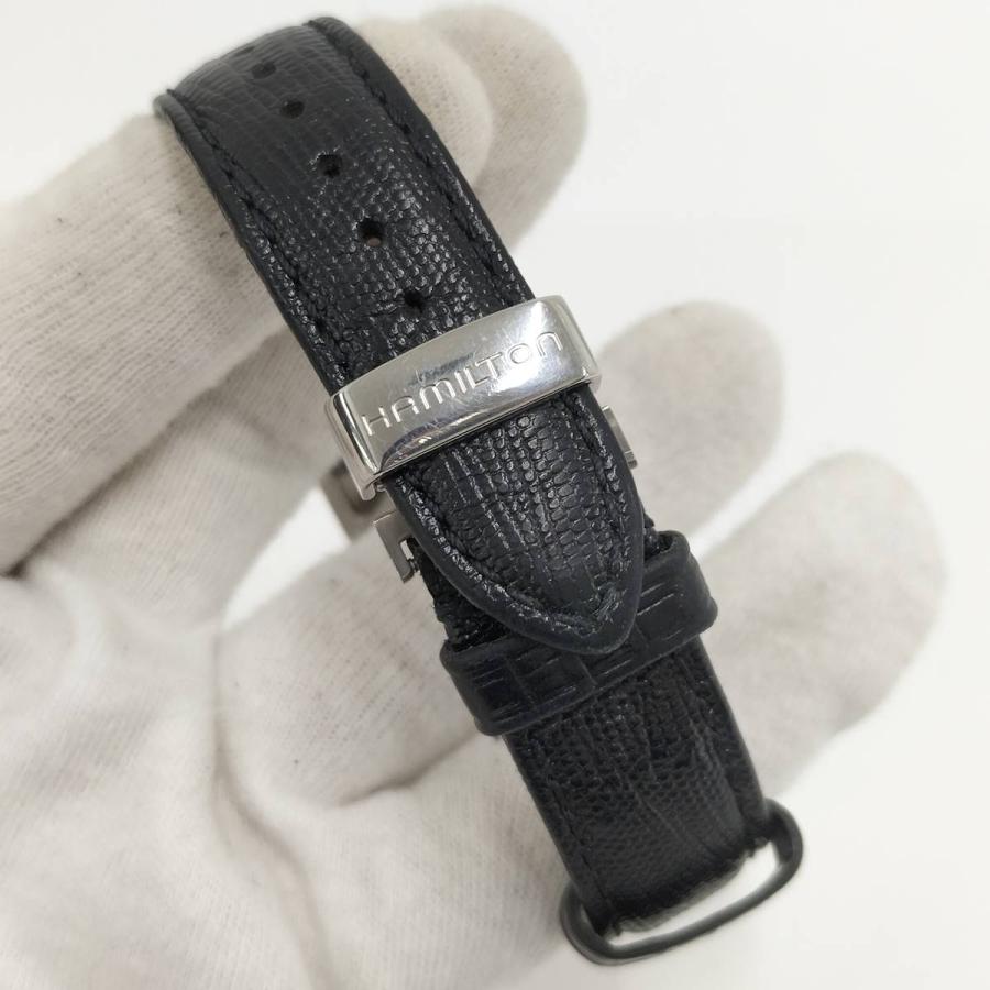HAMILTON（ハミルトン） ベンチュラ メンズ腕時計 クオーツ SS レザー