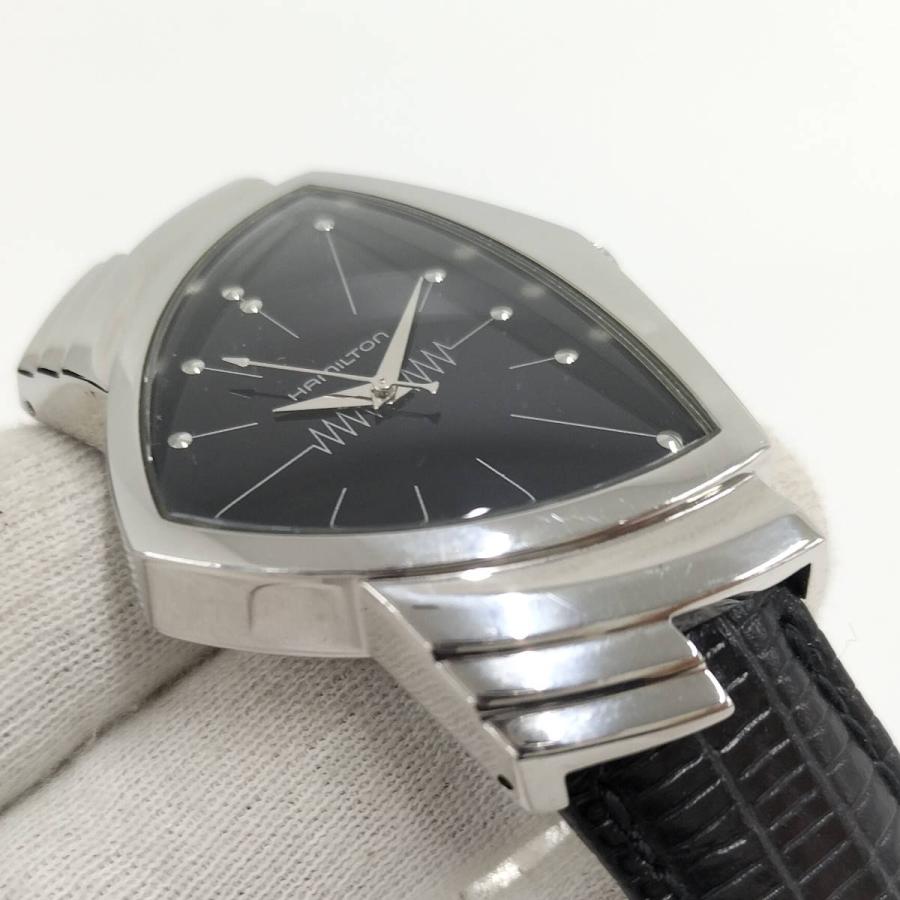 HAMILTON（ハミルトン） ベンチュラ メンズ腕時計 クオーツ SS レザー