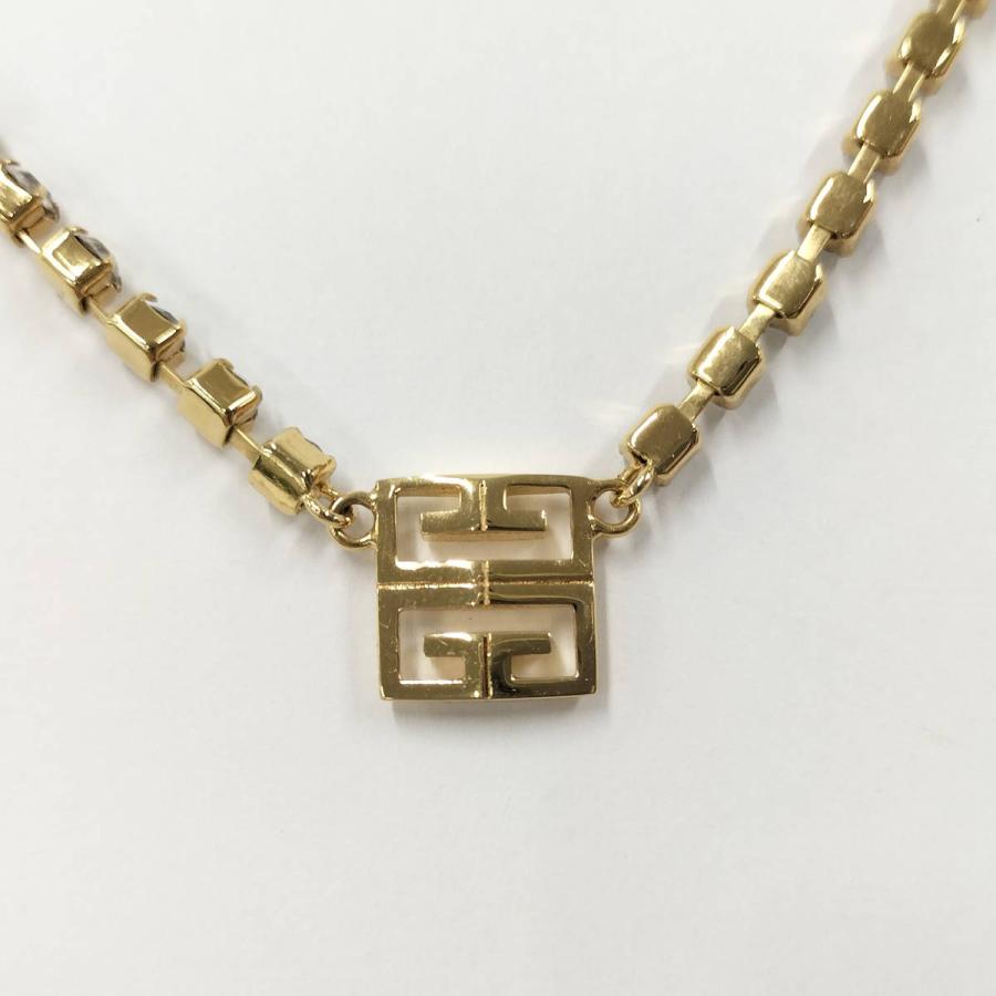 GIVENCHY（ジバンシィ） ネックレス ラインストーン ゴールド メッキ 