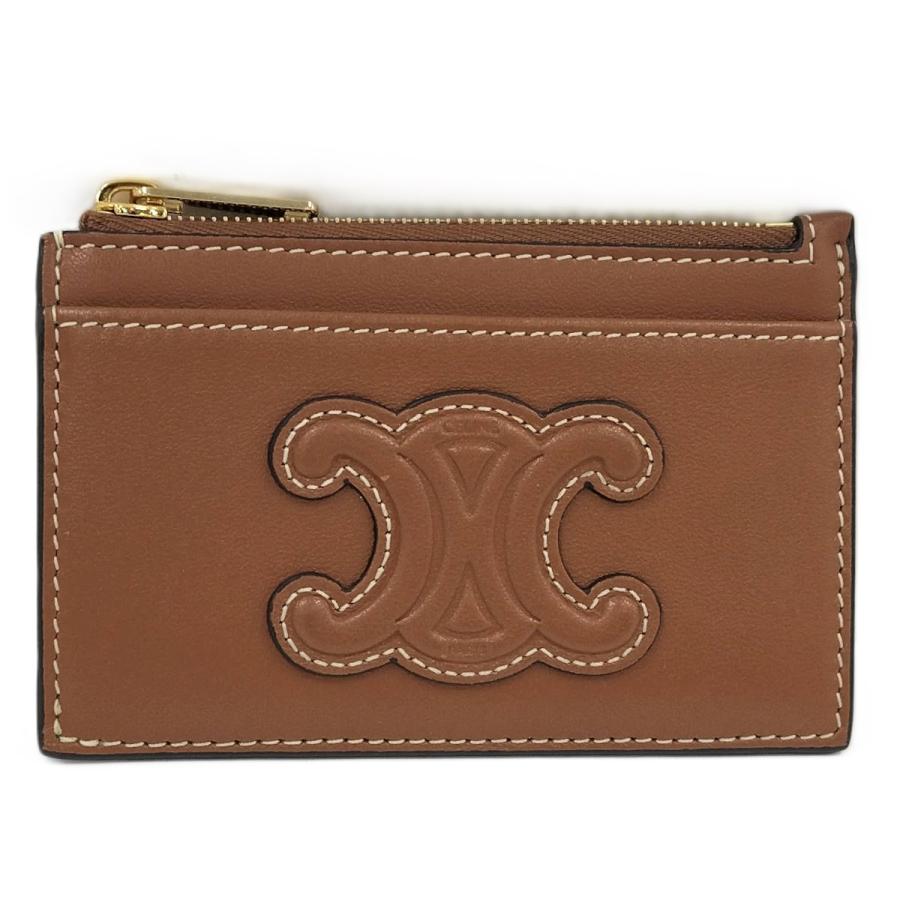 CELINE（セリーヌ） ジップカードケース キュイル トリオンフ : JJ