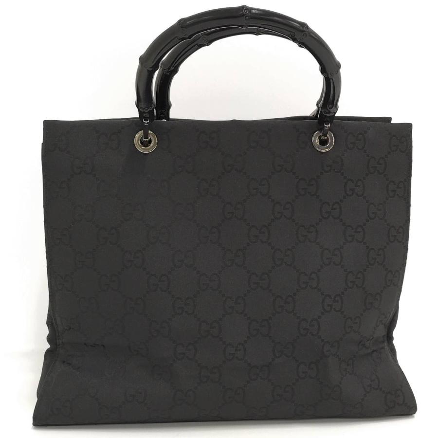 GUCCI（グッチ） バンブー トートバッグ ナイロン ブラック 002.1010