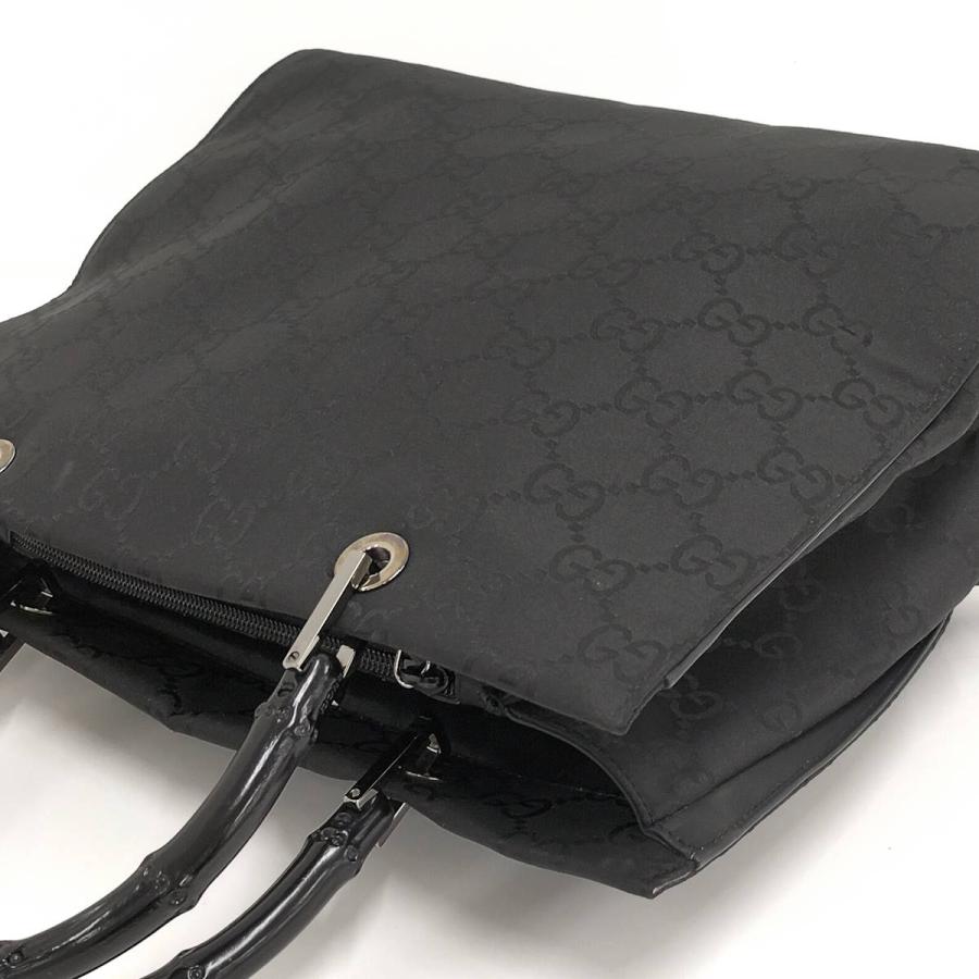 GUCCI（グッチ） バンブー トートバッグ ナイロン ブラック 002.1010