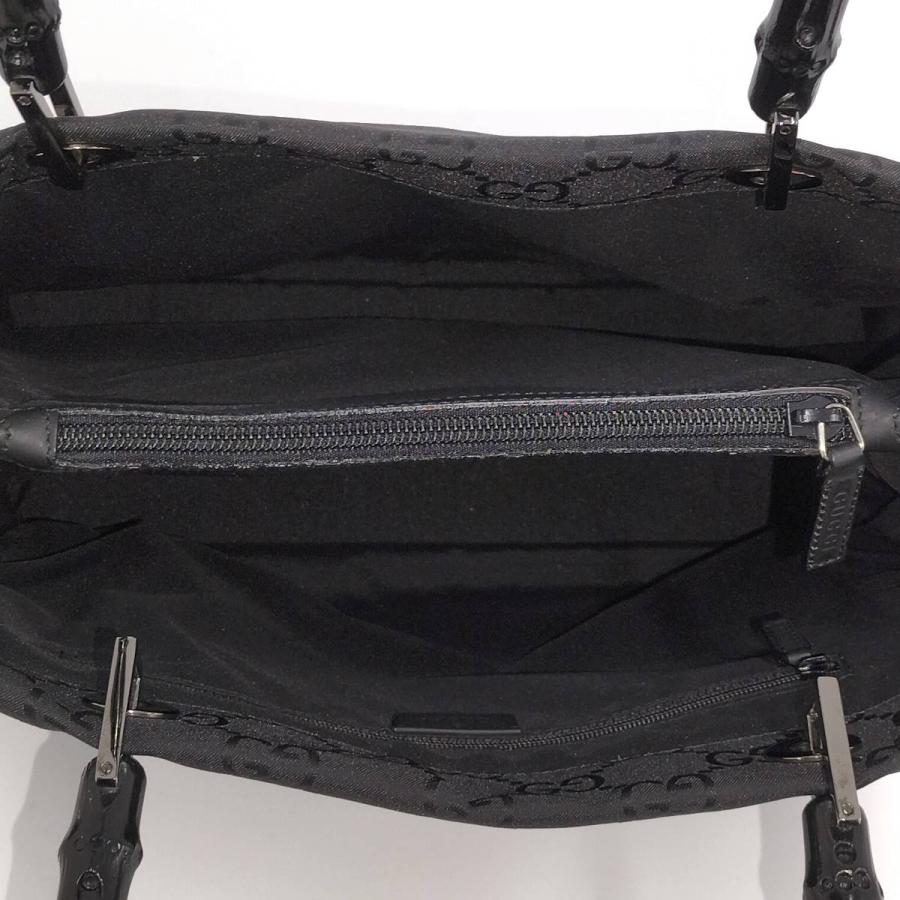 GUCCI（グッチ） バンブー トートバッグ ナイロン ブラック 002.1010