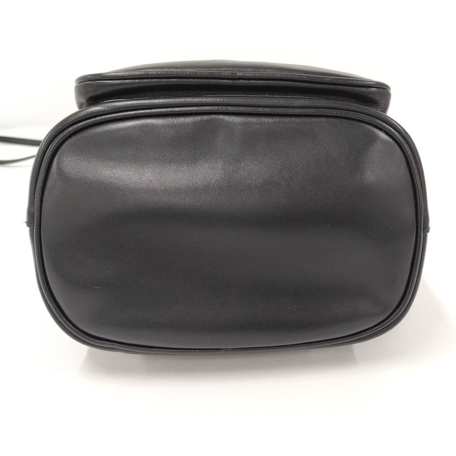 PRADA（プラダ） デュエット 巾着 ショルダーバッグ レザー ブラック
