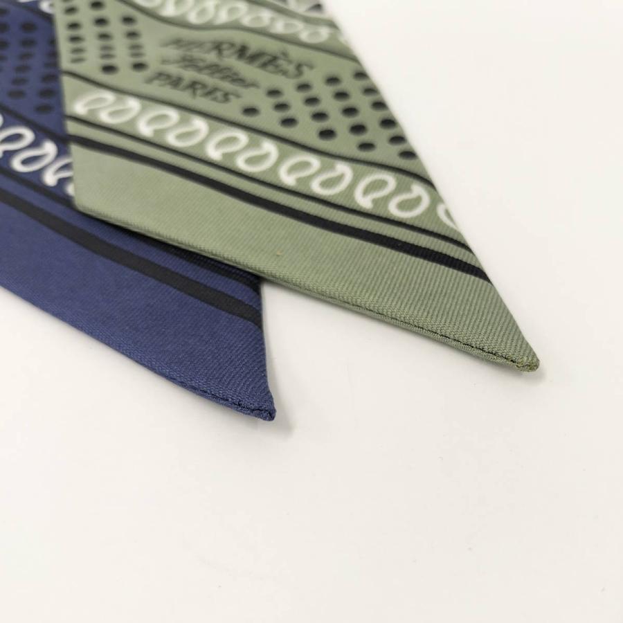 エルメス シルク製ロングスカーフ　ツイロン　haluu-0004 HERMES（エルメス） ツイリースカーフ エプロン ドール バンダナ