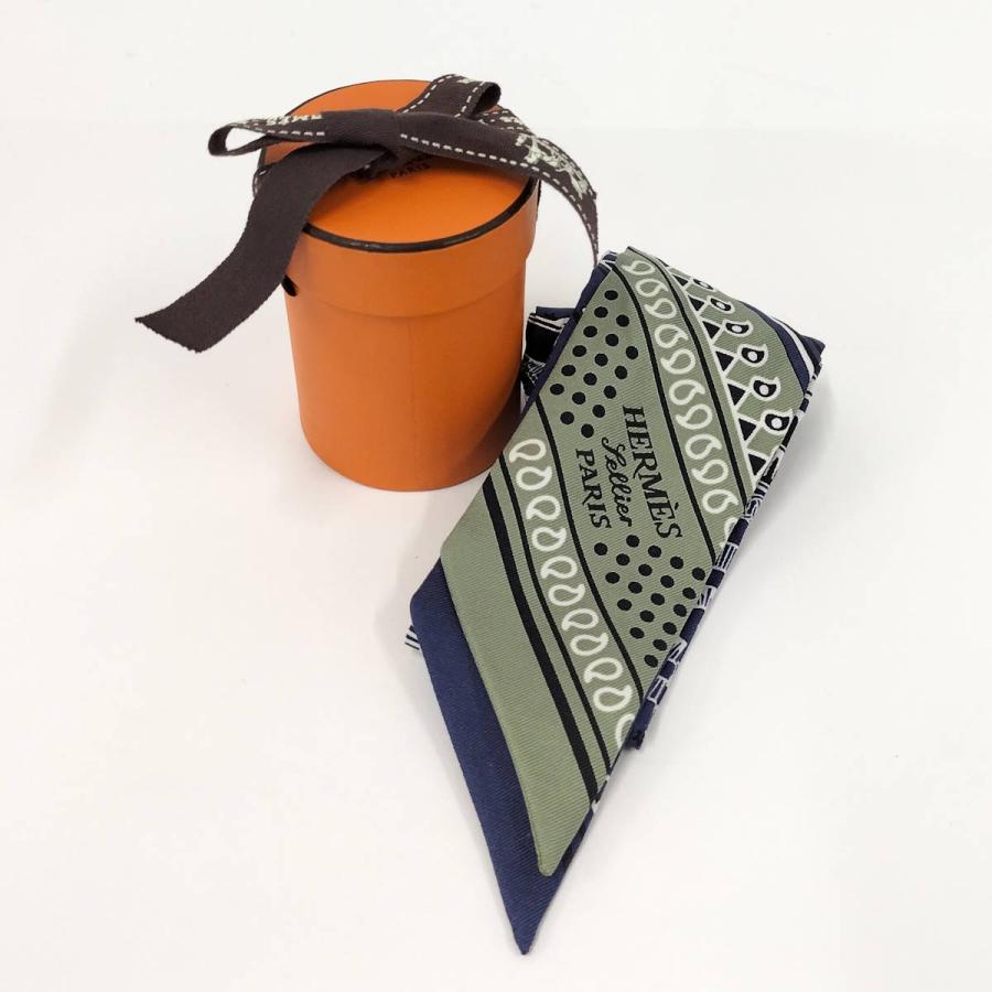 エルメス ツイリー スカーフ シルク 「エプロン・ドール」 箱付 楽天