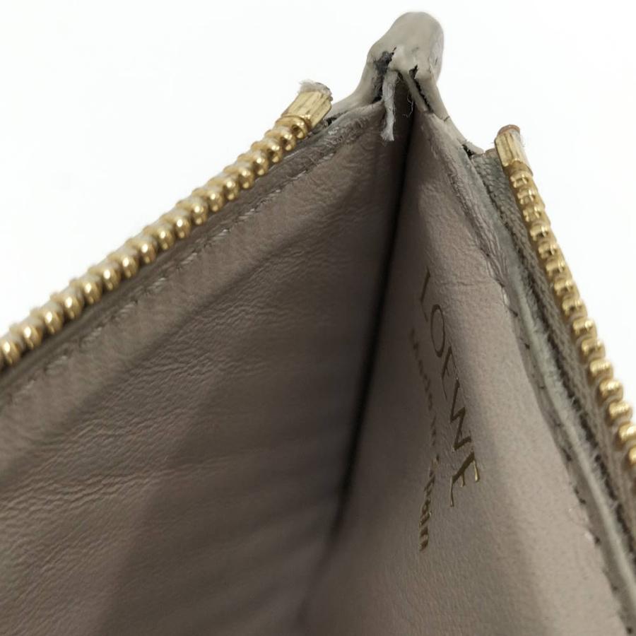 LOEWE（ロエベ） 財布 フラグメントケース ロゴ レザー ベージュ : JJ