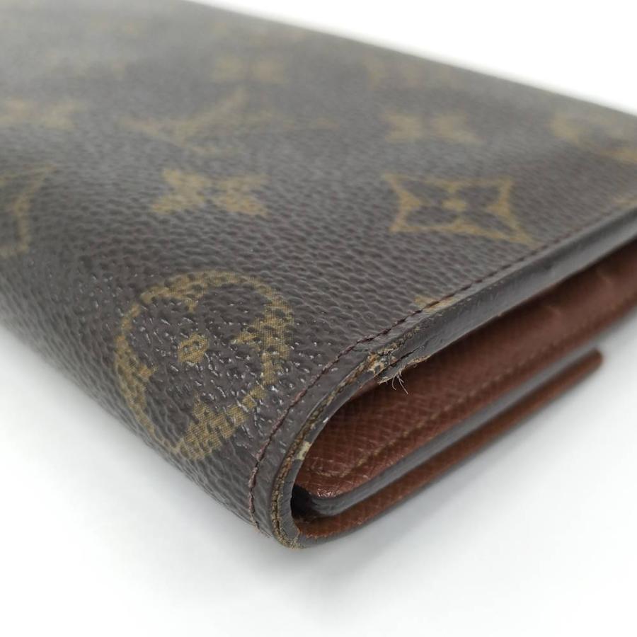 【美品】ルイヴィトン 折り財布 インターナショナル モノグラム M61215 LOUIS VUITTON（ルイ・ヴィトン） ポルトトレゾール
