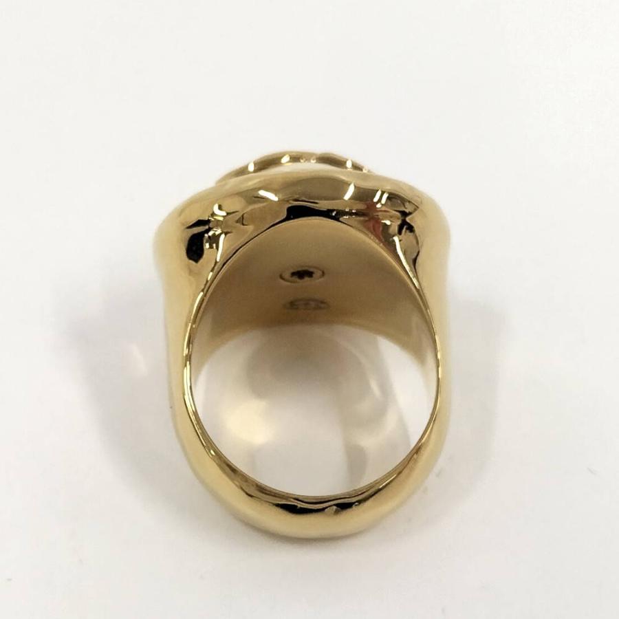 CHANEL シャネル ココマーク パール リング 指輪 ゴールド メッキ B24Aの画像