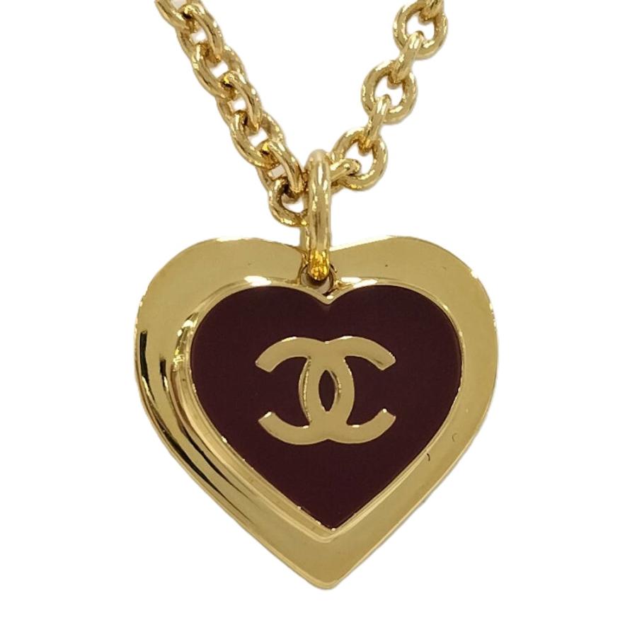 CHANEL（シャネル） ネックレス ハート ココマーク メッキ ゴールド