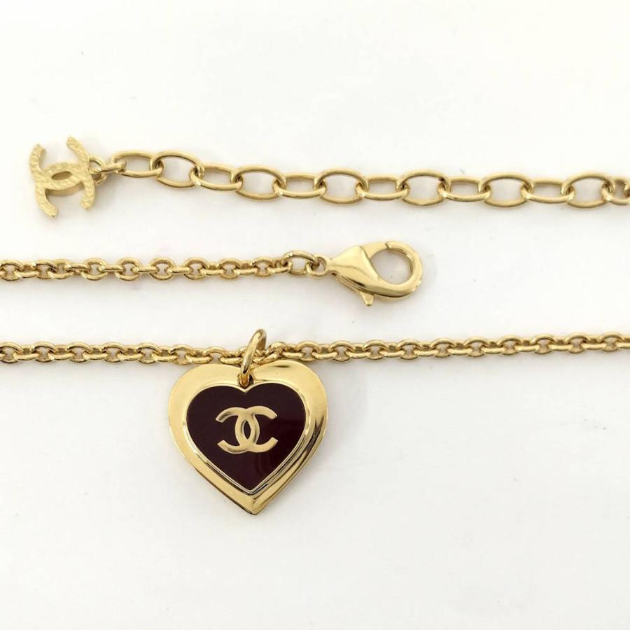 CHANEL（シャネル） ネックレス ハート ココマーク メッキ ゴールド