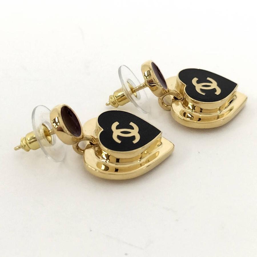 CHANEL（シャネル） ピアス ハート ココマーク メッキ ゴールド I26P