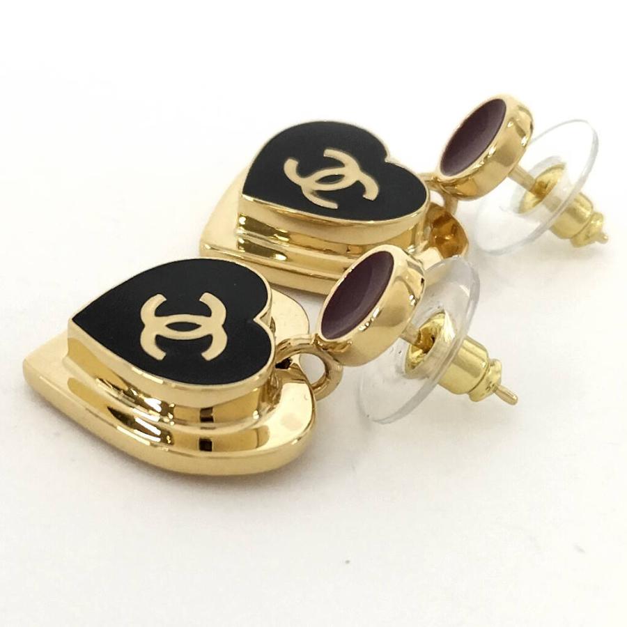 CHANEL（シャネル） ピアス ハート ココマーク メッキ ゴールド I26P