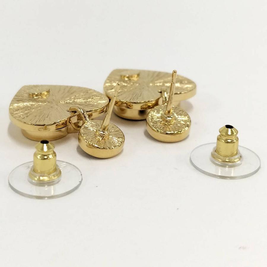 CHANEL（シャネル） ピアス ハート ココマーク メッキ ゴールド I26P