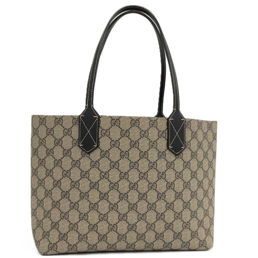 GUCCI（グッチ） トートバッグ リバーシブル レザー PVC ベージュ系