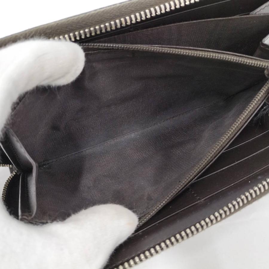 GUCCI（グッチ） シェリーライン ラウンドファスナー長財布 PVC 
