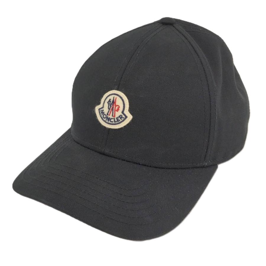 MONCLER（モンクレール） キャップ サイズ：UNI コットン100% ブラック
