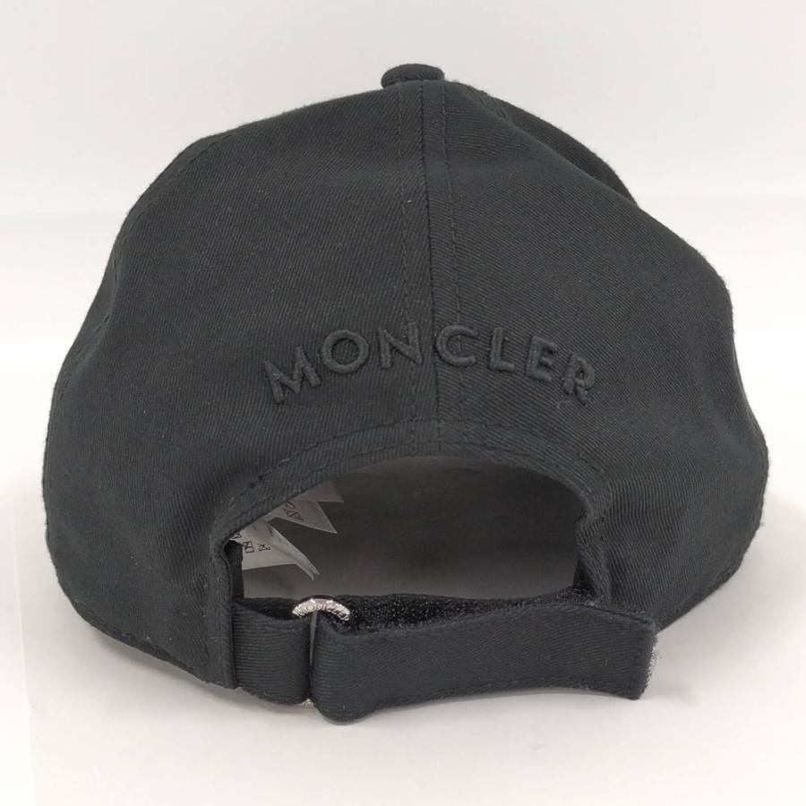 MONCLER（モンクレール） キャップ サイズ：UNI コットン100% ブラック