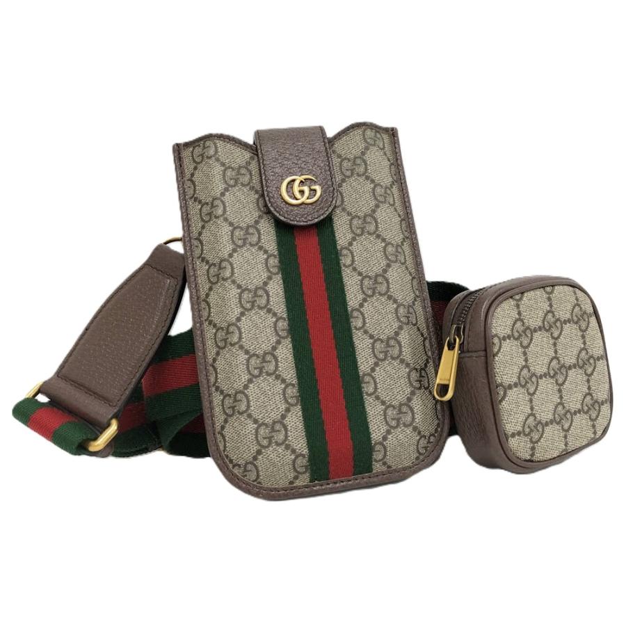 GUCCI（グッチ） スマホショルダー フォンケース ポーチ付き PVC 