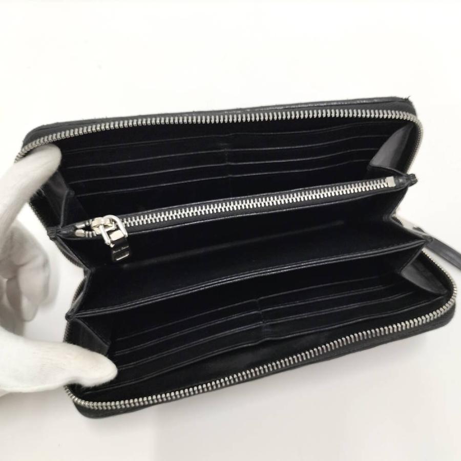 miu miu（ミュウミュウ） ラウンドファスナー長財布 マテラッセ レザー