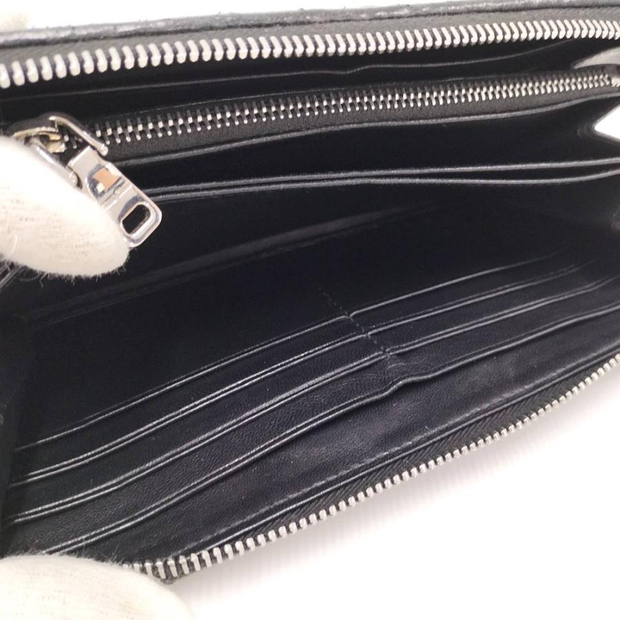 miu miu（ミュウミュウ） ラウンドファスナー長財布 マテラッセ レザー