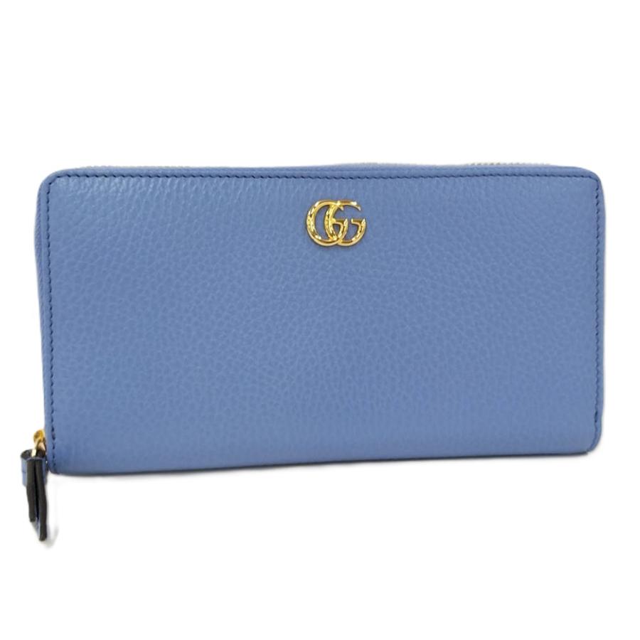 GUCCI（グッチ） ラウンドファスナー長財布 レザー 藤色 456117 : JJ