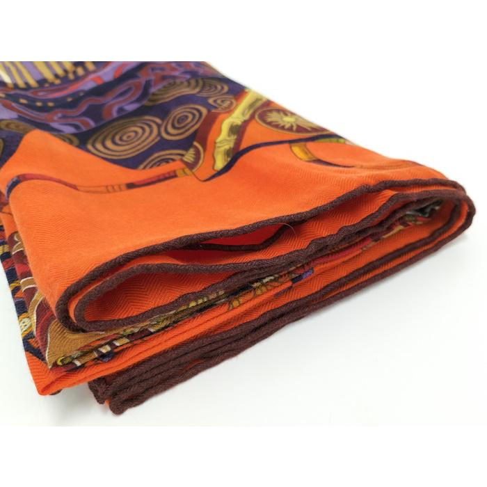 HERMES カレ140 スカーフ VOYAGE EN ETOFFES 世界の布地を巡る旅