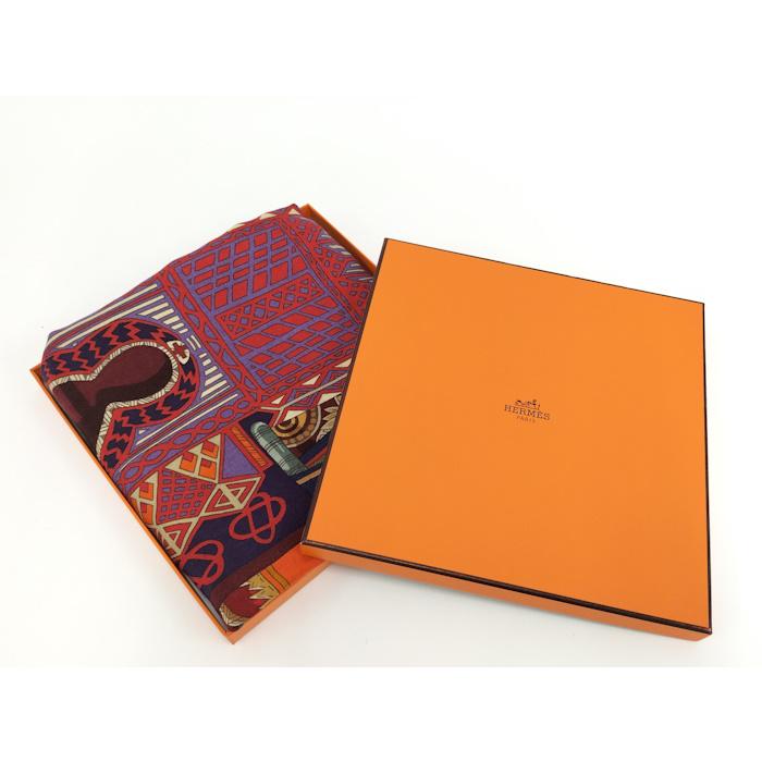エルメス スカーフ Voyage en Etoffes 世界の布地を巡る旅 エルメス カレ90 VOYAGE EN ETOFFES 世界の布地を巡る旅 シルク